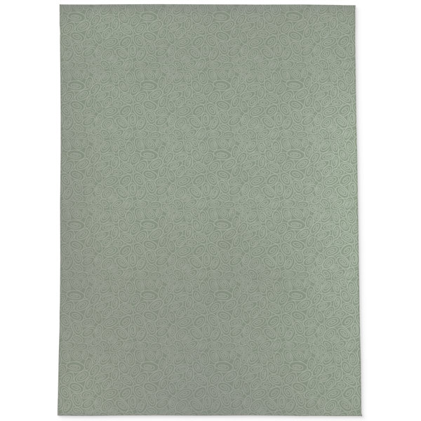 Kavka Round About Sage Kitchen Mat Wayfair